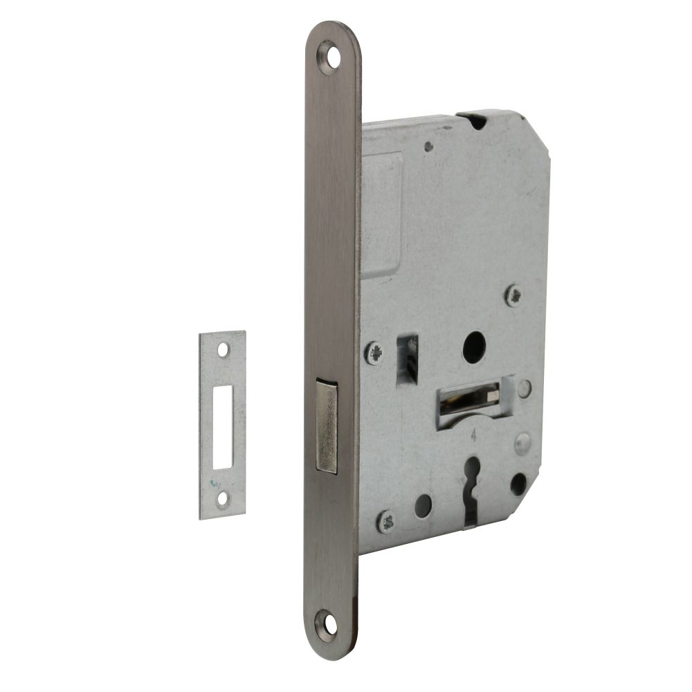 Intersteel klavier kastslot 55mm met witte voorplaat 20X175 mm