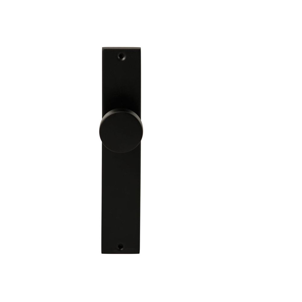 Knopkruk Piano Zwart op rechthoekig langschild blind