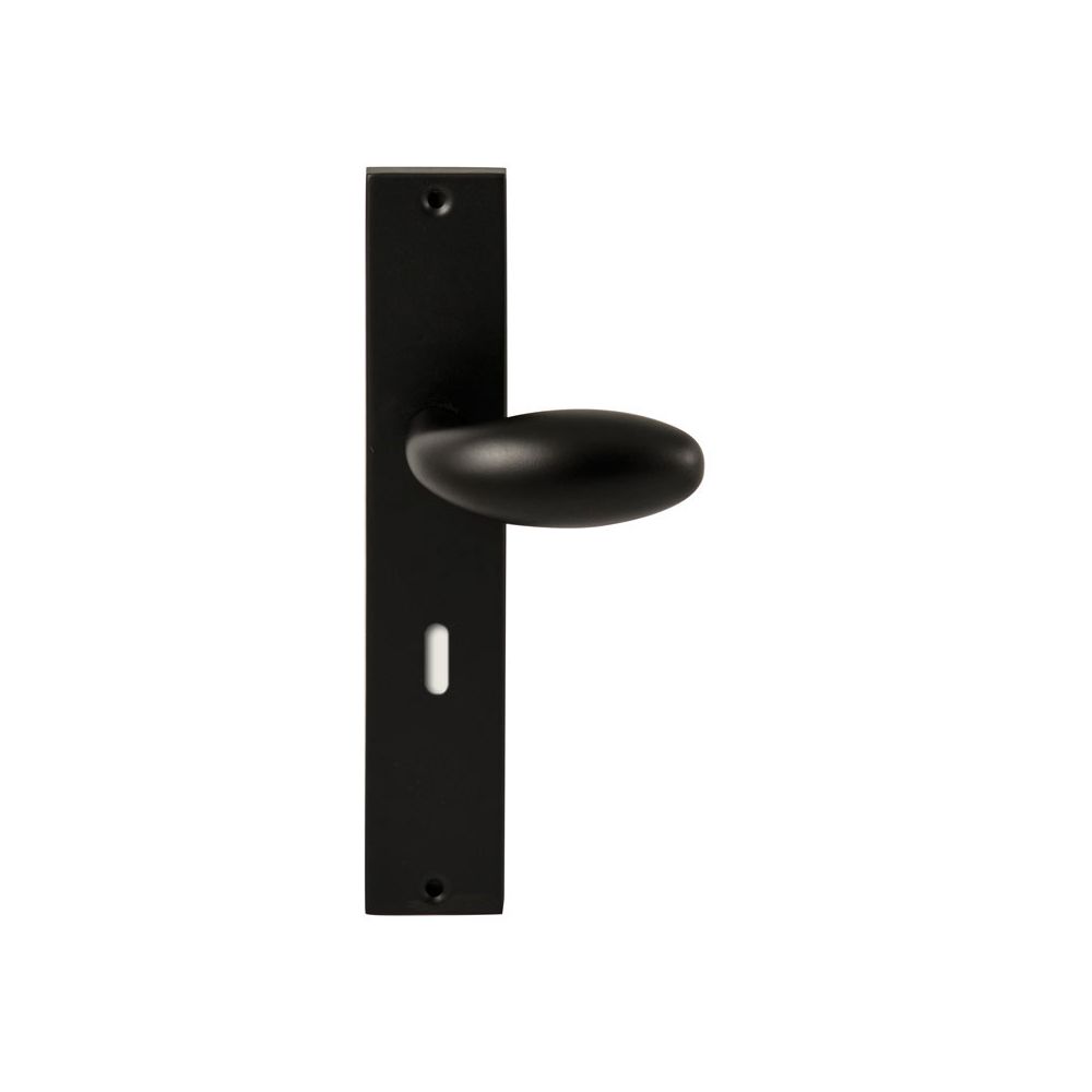 Knopkruk Golf Zwart op rechthoekig langschild sleutel 72mm