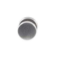 Knopkruk Piano RVS op rond rozet