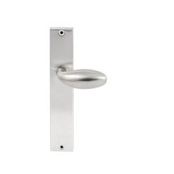 Knopkruk Golf RVS op rechthoekig langschild blind