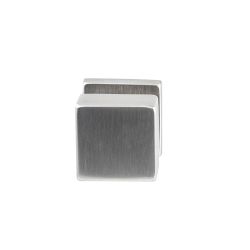 Knopkruk Quadro RVS op vierkant rozet