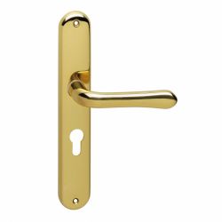 Deurkruk Saturnus op schild profielcilinder 55mm