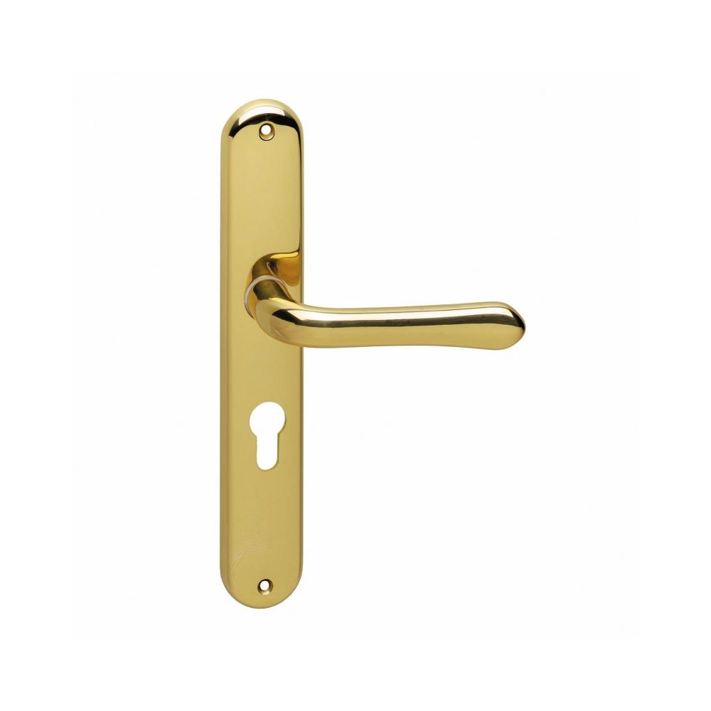 Deurkruk Saturnus op schild profielcilinder 55mm