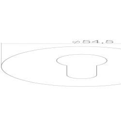 Veiligheidsrozet SKG3 oud grijs