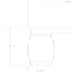 Raamespagnolet Ton 222 links nikkel mat