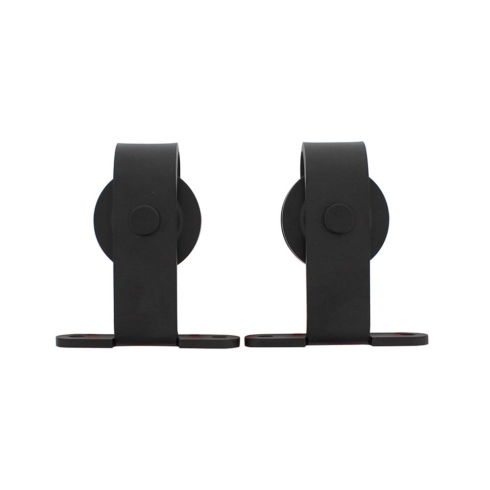 Set van 2 hangrollen Basic Top 14cm mat zwart