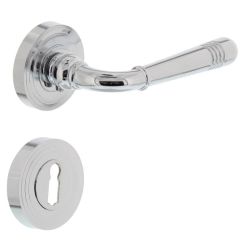 Deurkruk Emily rond rozet sleutelgat chroom