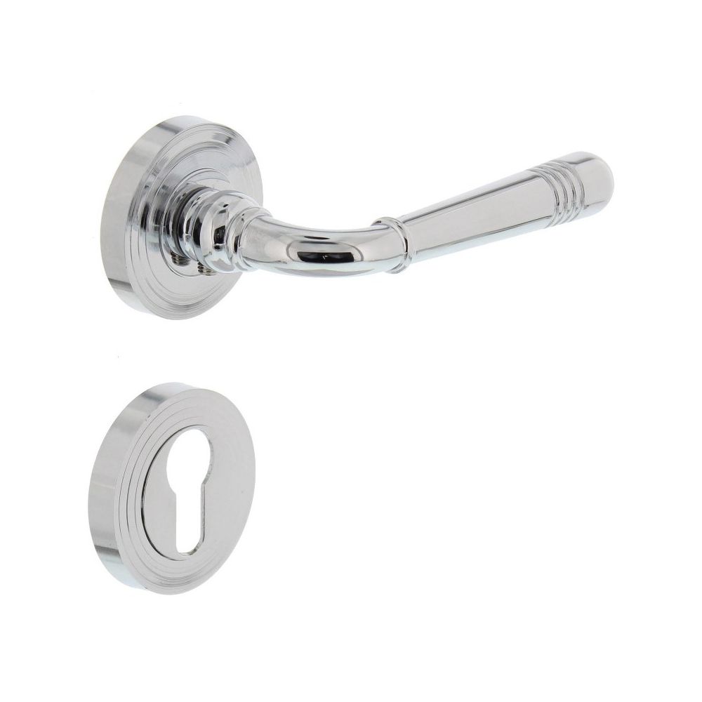 Deurkruk Emily rozet profielcilindergat chroom