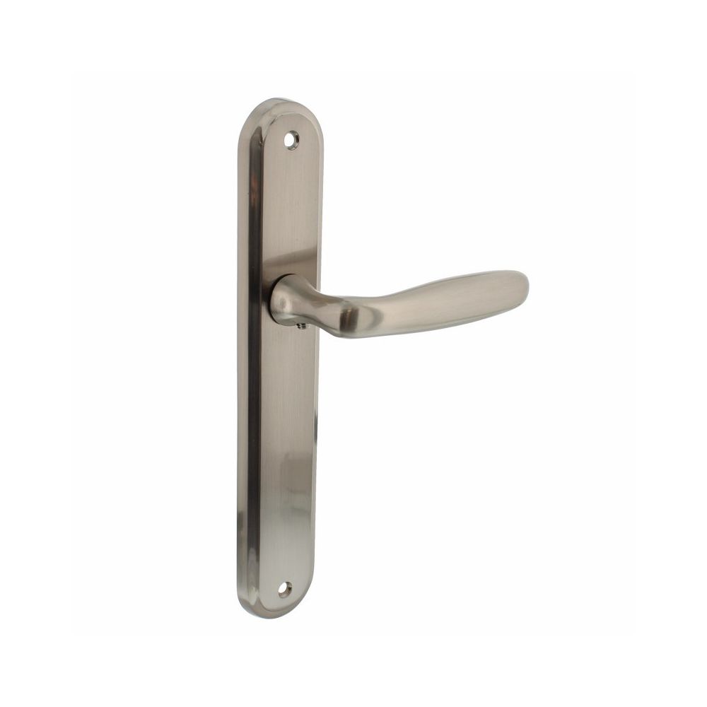 Deurkruk Bjorn blind schild nikkel mat