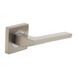 Deurkruk Ben vierkant rozet nikkel mat