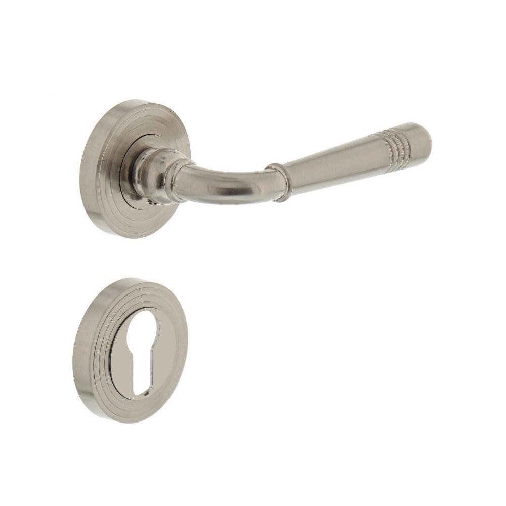 Deurkruk Emily rozet profielcilindergat nikkel mat 