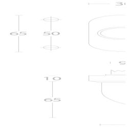 Deurkruk Verkropt op rozet