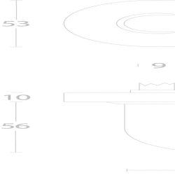 Deurkruk Rond rozet met profielcilindergat brandvertragend