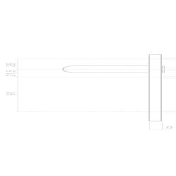 Deurkruk Hoek 90° schild profielcilindergat