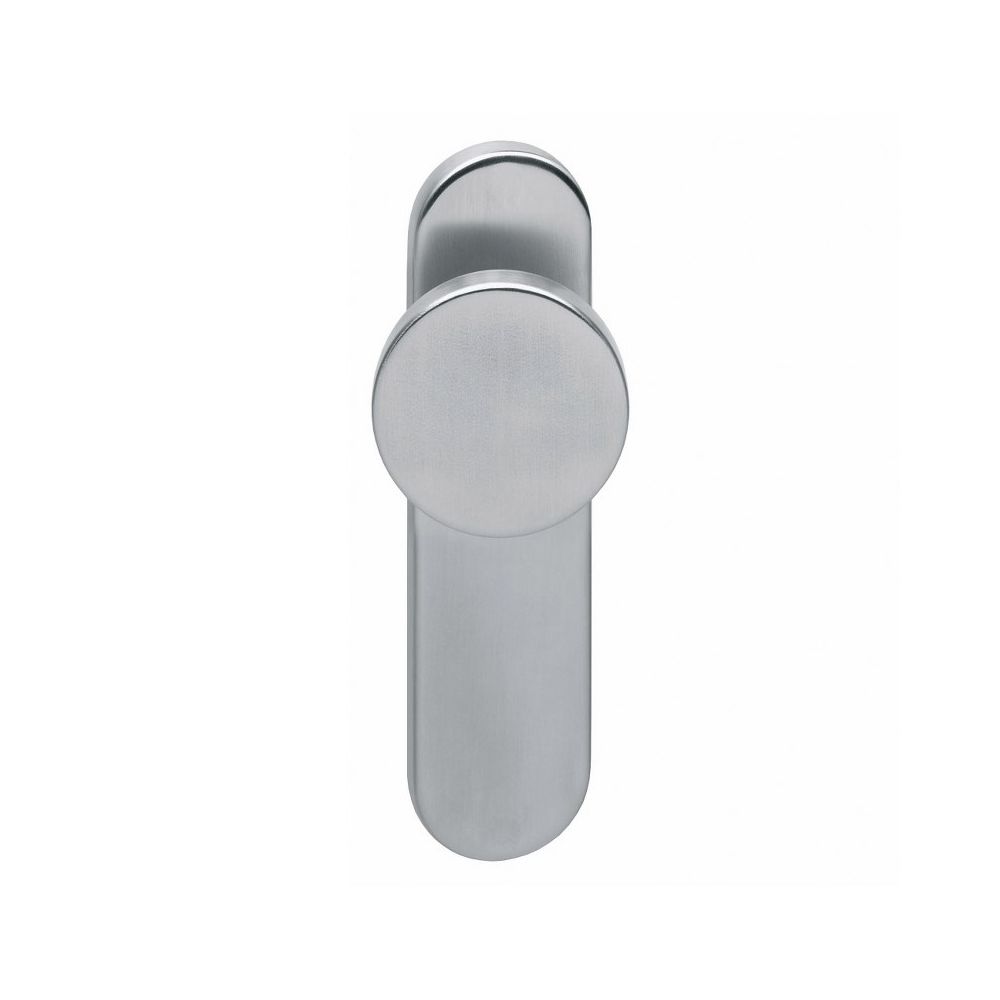 Knop schild profielcilindergat rvs brandvertragend 