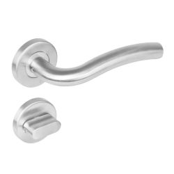 Deurkruk Lisa rond rozet sluiting