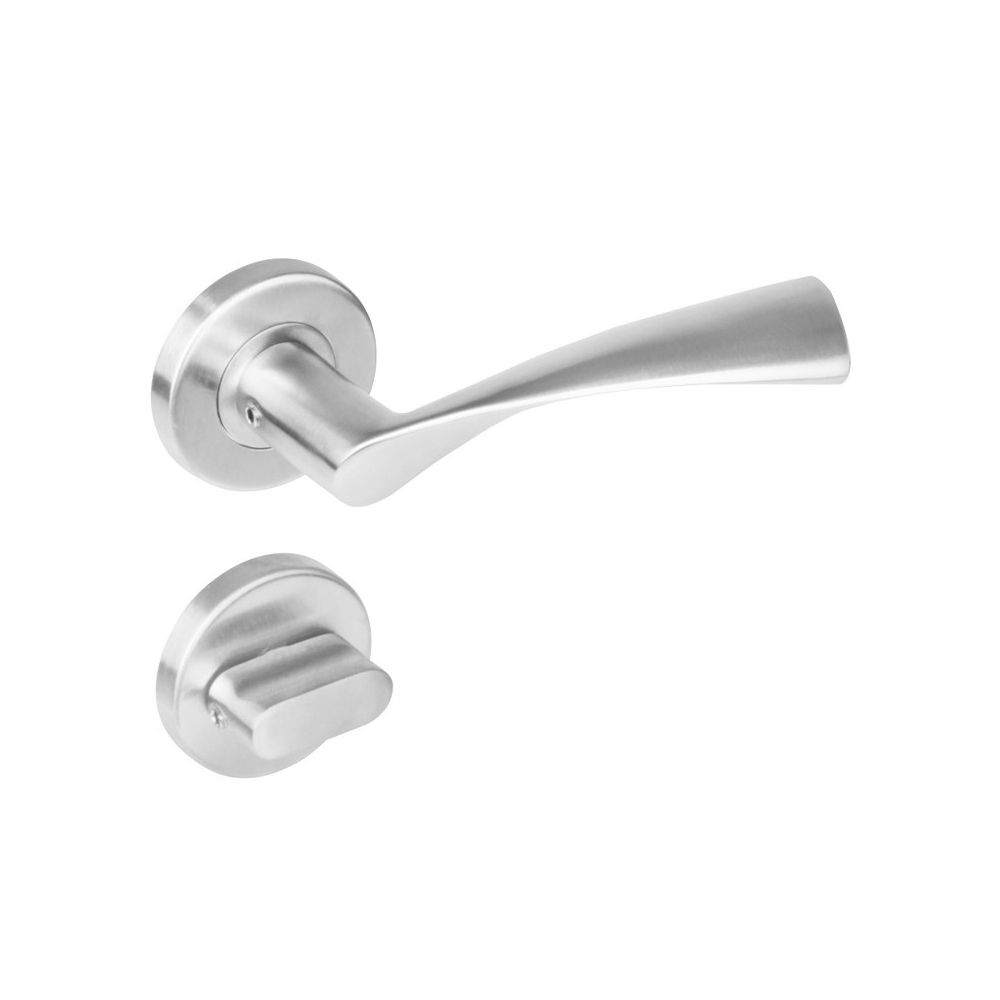 Deurkruk Vlinder rond rozet toilet-/badkamersluiting