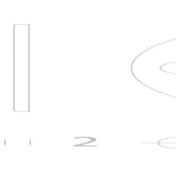 Rozet rond plat 50 mm blind rvs