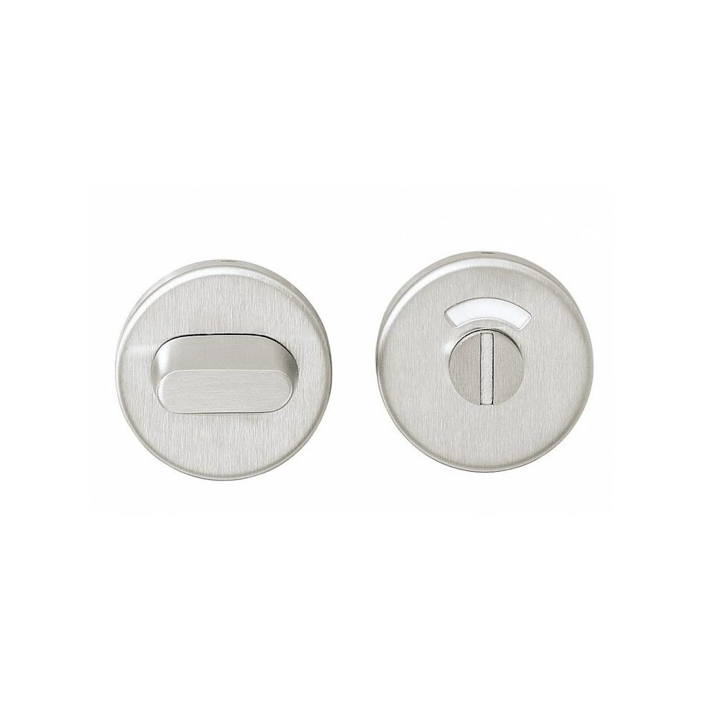 Rozet toilet-/badkamersluiting rond verdekt rvs 5mm