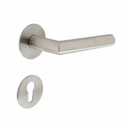 Deurkruk Hoek 90° rond rozet profielcilindergat