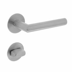 Deurkruk Hoek 90° rond rozet toilet-/badkamersluiting