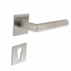 Deurkruk Hoek 90° vierkant rozet profielcilindergat