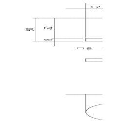 Deurkruk Courgette met rond rozet nikkel