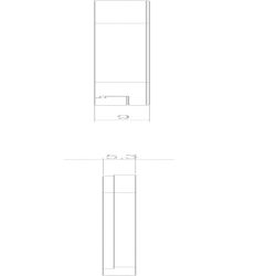 Veiligheid-schuifrozet ovaal rvs geborsteld