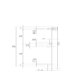 Knop op XL schild rechts profielcilindergat 72 mm rvs geborsteld