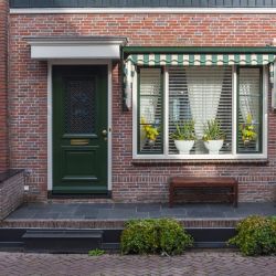 Voordeurset Pragma/Silvia compleet rechtswijzend - PVD messing