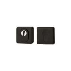 Voordeurset QBE compleet puurzwart - rechtswijzend