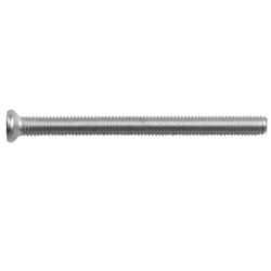 Bout 6-kant 100mm tbv RVS veiligheidsschild deurdikte 86-92mm