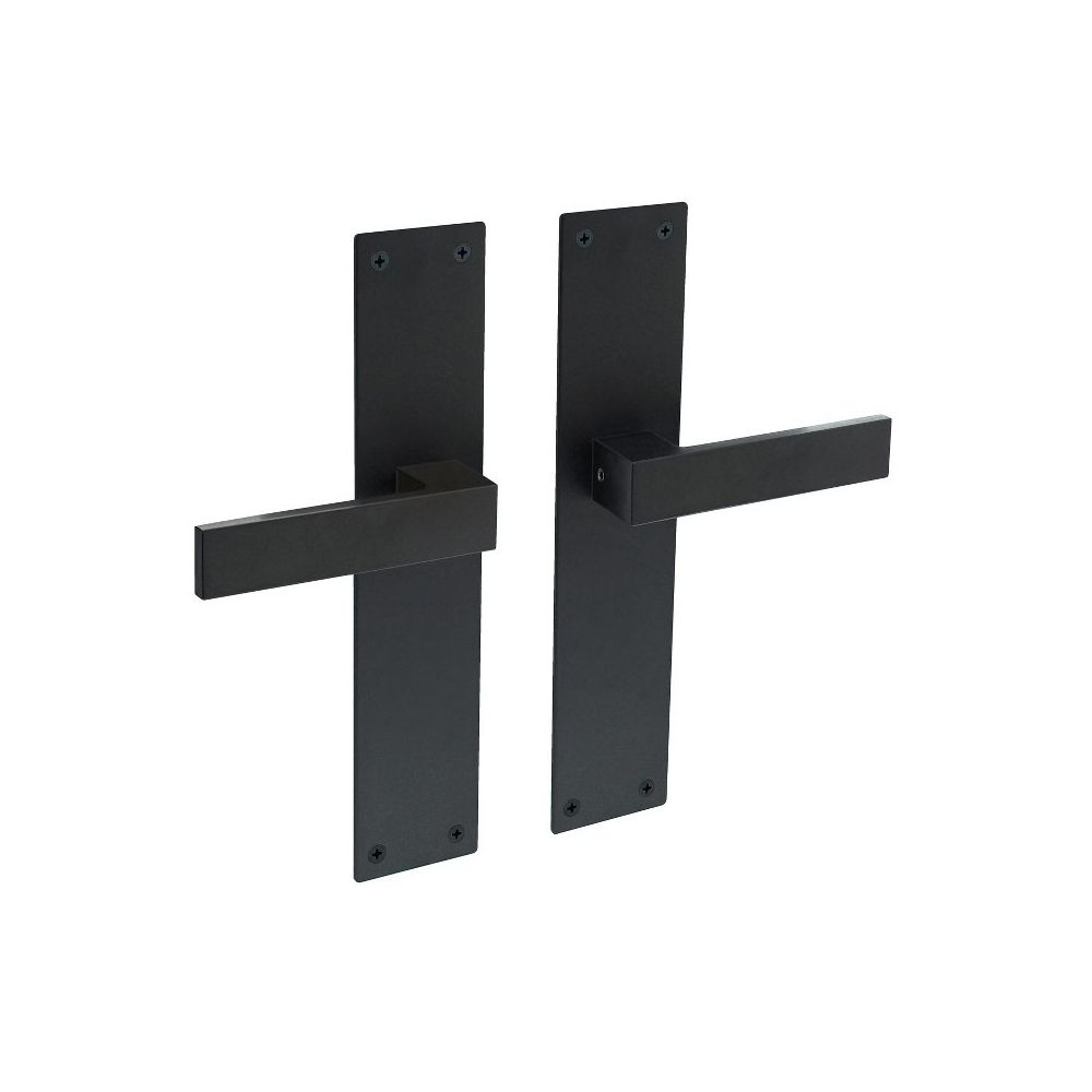 Deurkruk Amsterdam op schild blind zwart