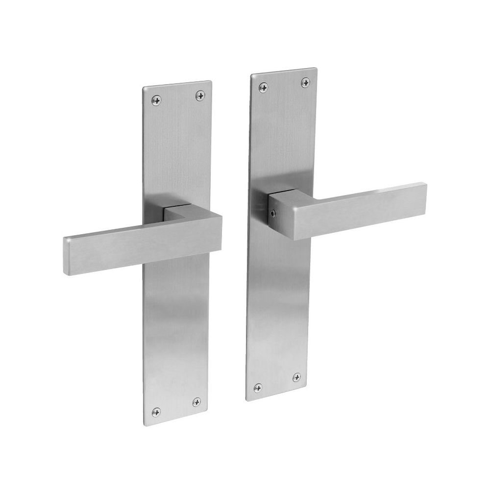 Deurkruk Amsterdam op schild blind RVS