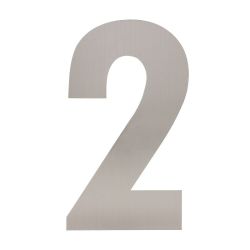 XXL huisnummer 50 cm hoog - RVS