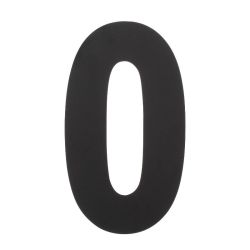 XL huisnummer 30 cm hoog - zwart