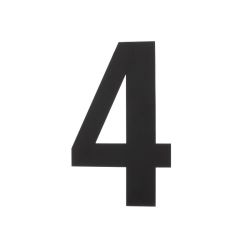 XL huisnummer 30 cm hoog - zwart
