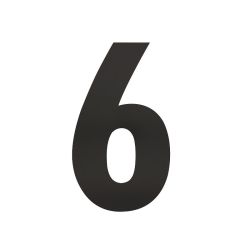 XL huisnummer 30 cm hoog - zwart