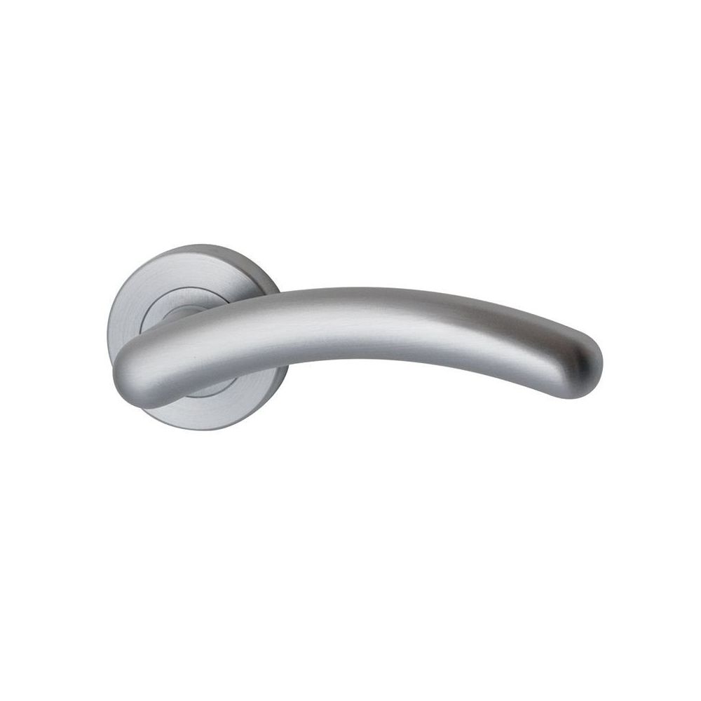 Deurkruk Milano op rozet verdekt mat chroom