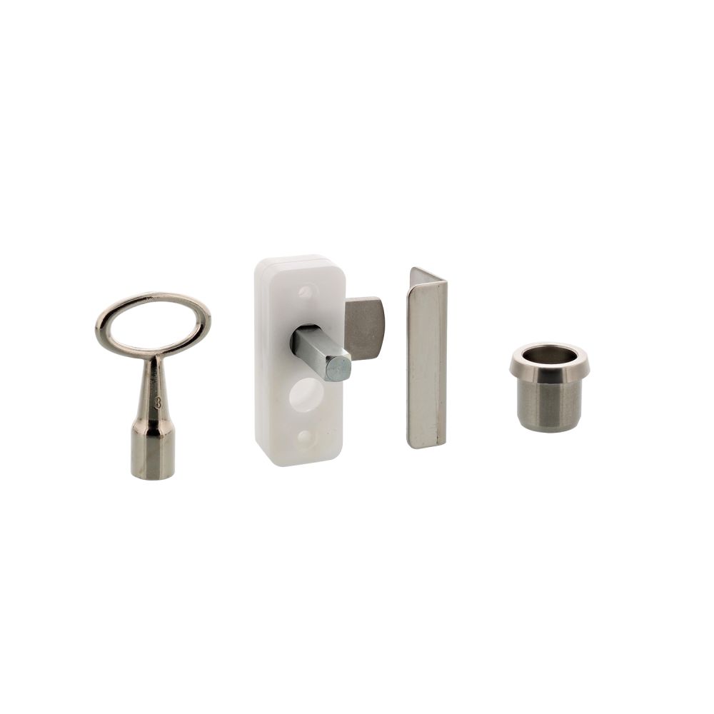 P+E Meubelslot set compleet opbouw met bedieningssleutel