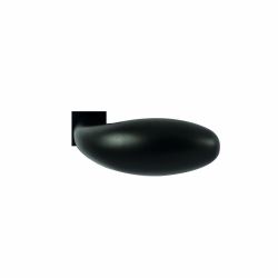 Deurkruk Golf zwart op vierkant rozet minimal