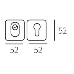 Quadra SKG3 UTB veiligheidsrozetten RVS