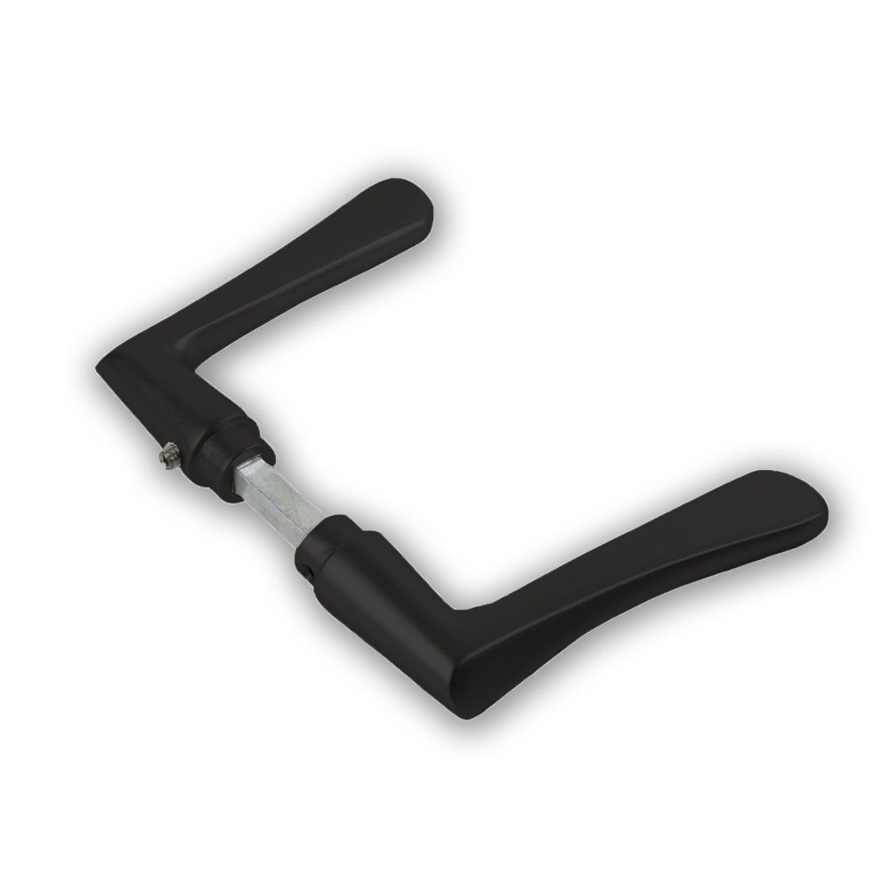 Deurkruk vlinder 354 - alu/zwart