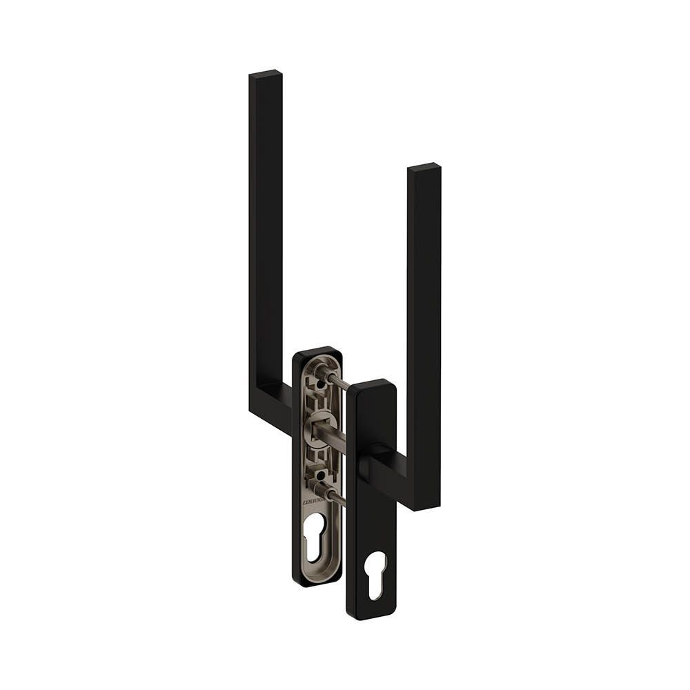 Hefschuifdeurgreep dubbel PC69 Phoenix Zwart