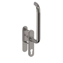 Hefschuifdeurgreep enkel PC69 Stockholm RVS