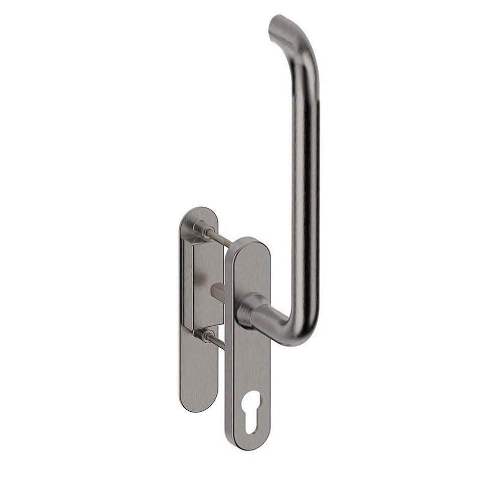 Hefschuifdeurgreep enkel PC69 Stockholm RVS