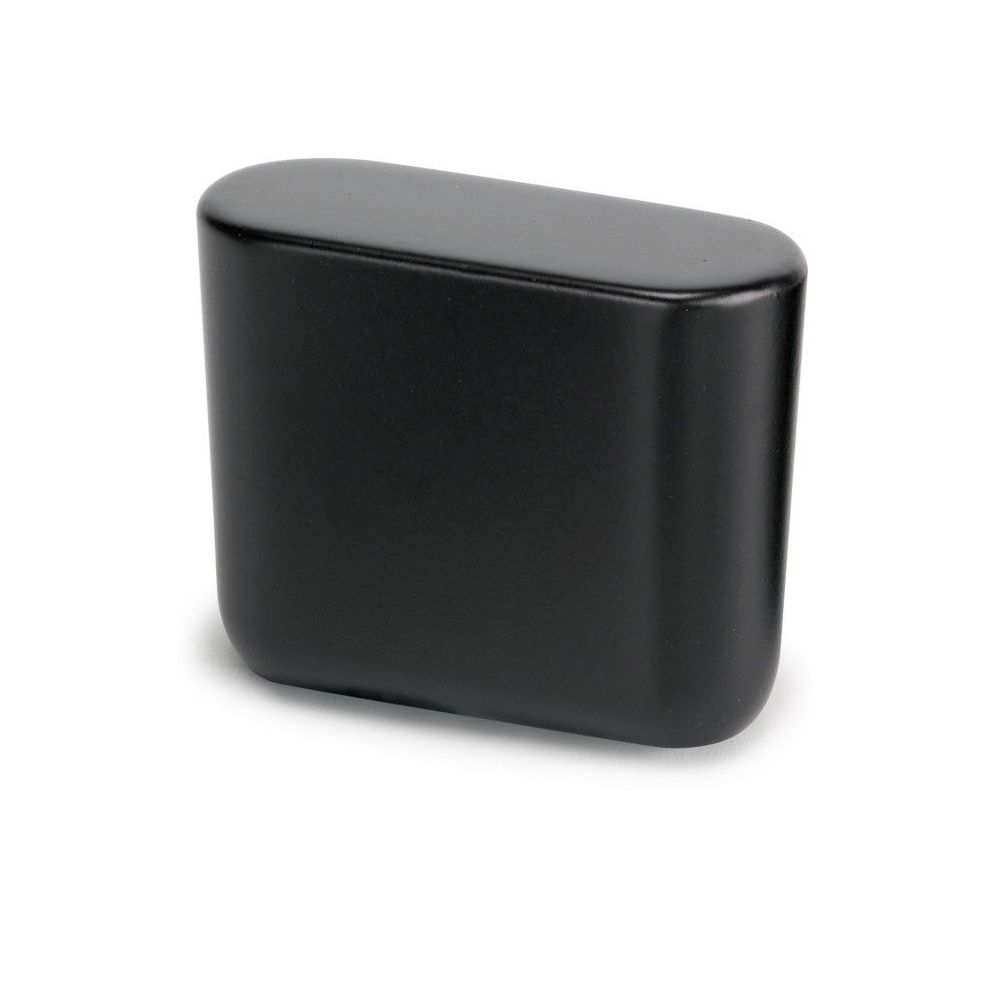 Meubelknop mini 34x14mm - mat zwart