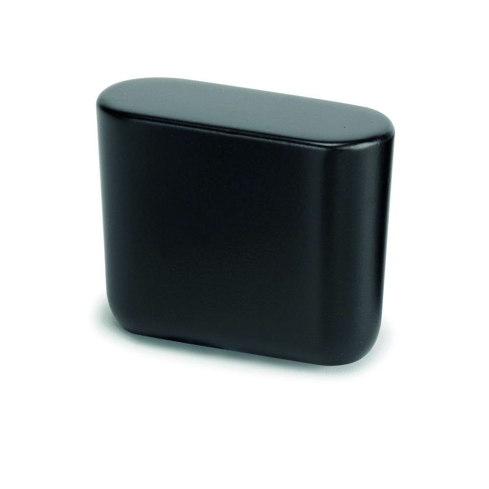 Meubelknop mini 27x11mm - mat zwart