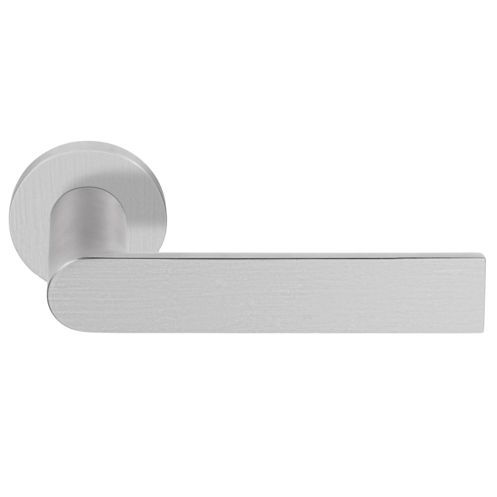 Deurkruk Piet Boon ARC PBA101-G deurkruk geveerd op rozet - mat RVS